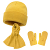 Custom Children Scarf Cap Gloves Warm Knit Set