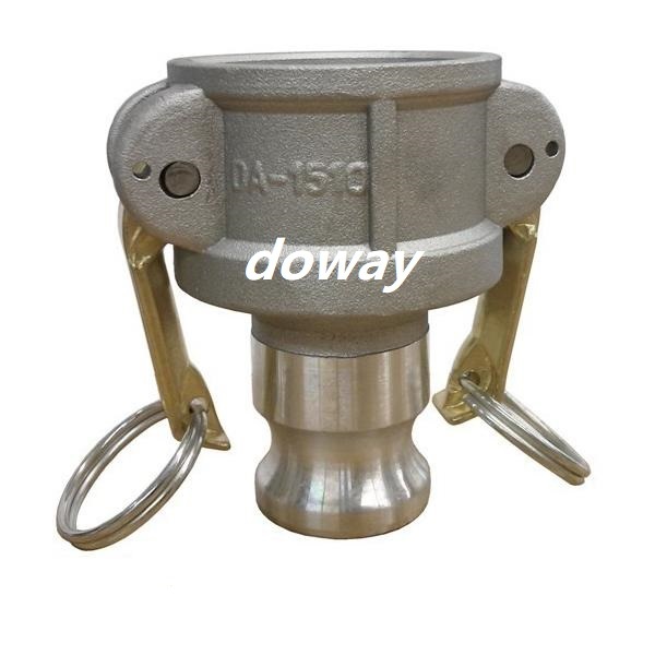 Raccord de tuyau rapide r&eacute;duit Camlock en aluminium Da1510