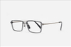 PA2225F Nylon square & titanium temples eyewear glasses frame