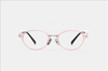 PA2194F oval nylon front with titanium eyewear glasses frame