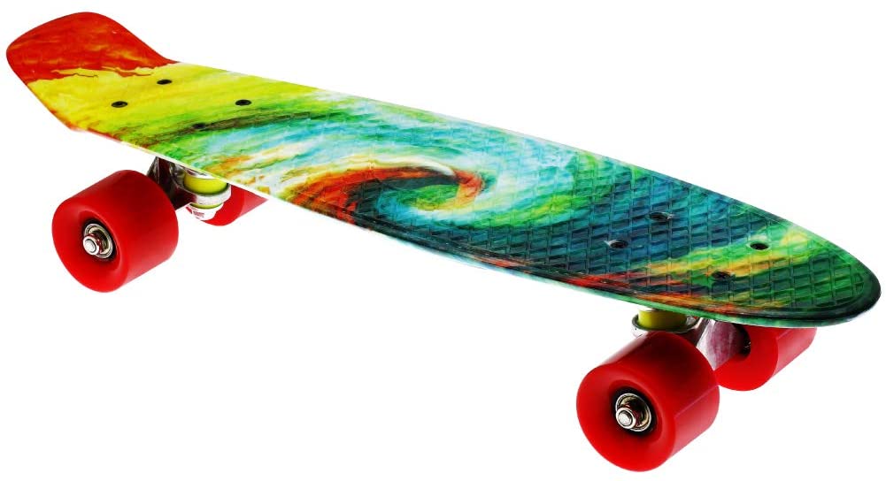 M Merkapa Complete 22 inch Cruiser Skateboard for Youth, Beginners