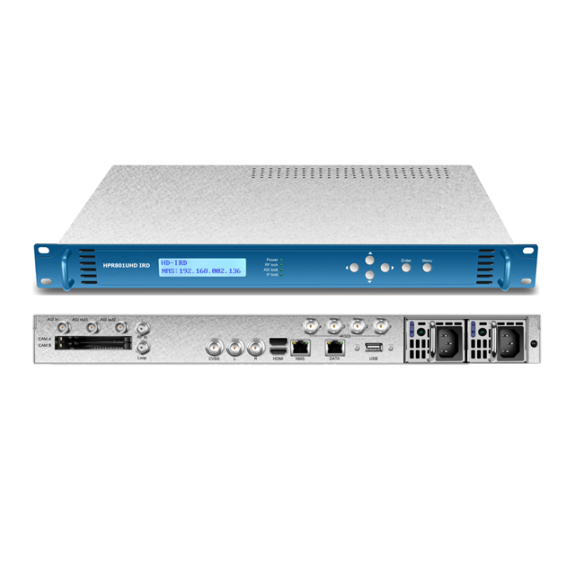 HPR801UHD DVB-S2 4K HD IRD Decoder