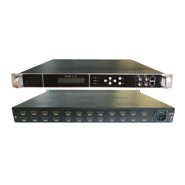 HP824UX 24 Channels HDMI HEVC H.265 H.264 ASI IP Encoder