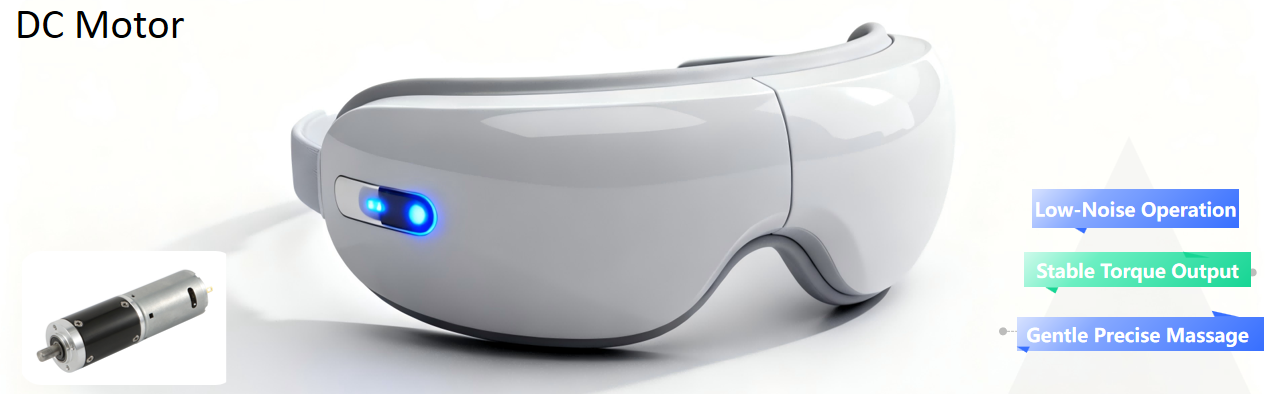 planetary gear motor for eye massagers