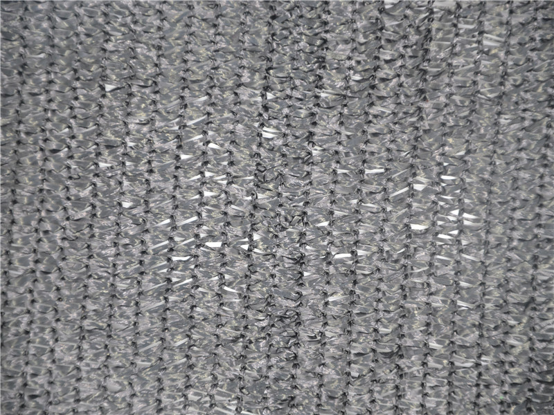 Negro 3 agujas 70GSM Agricultura HDPE + UV Sombra Net