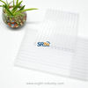 14mm Clear Color Four Wall Polycarbonate Hollow Sheet Transparent PC Roofing Sheet for Buildings