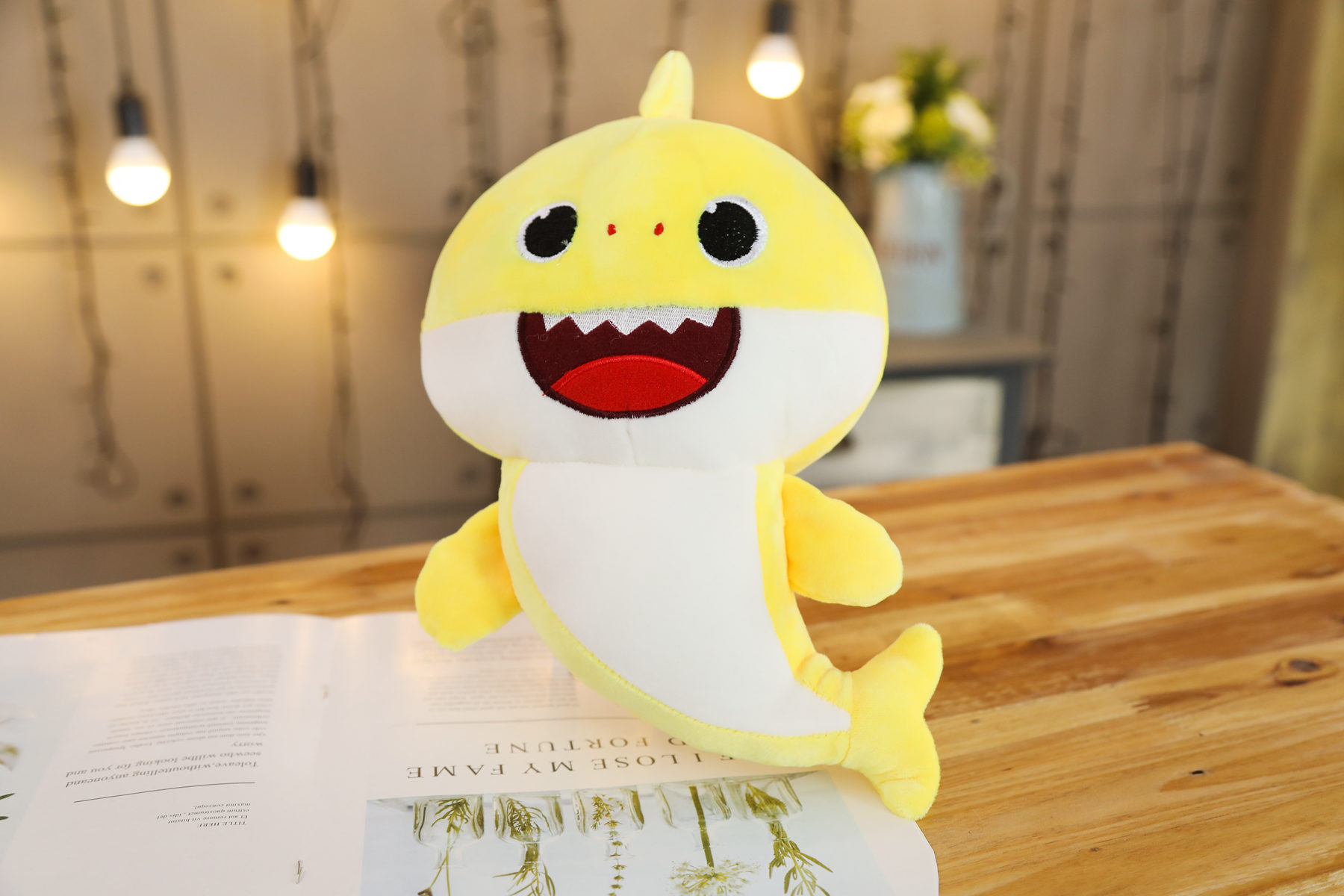 yellow baby shark toy