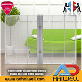 Pantalla LED transparente de muro cortina de vidrio para construcción