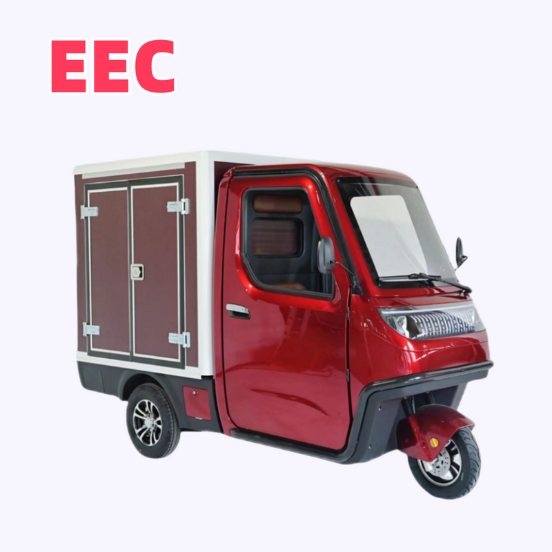 EEC L6E aprobación 3000W Entrega de alimentos recargable Van 45 km/h de entrega eléctrica Van Mini Entrega Vanza de carga