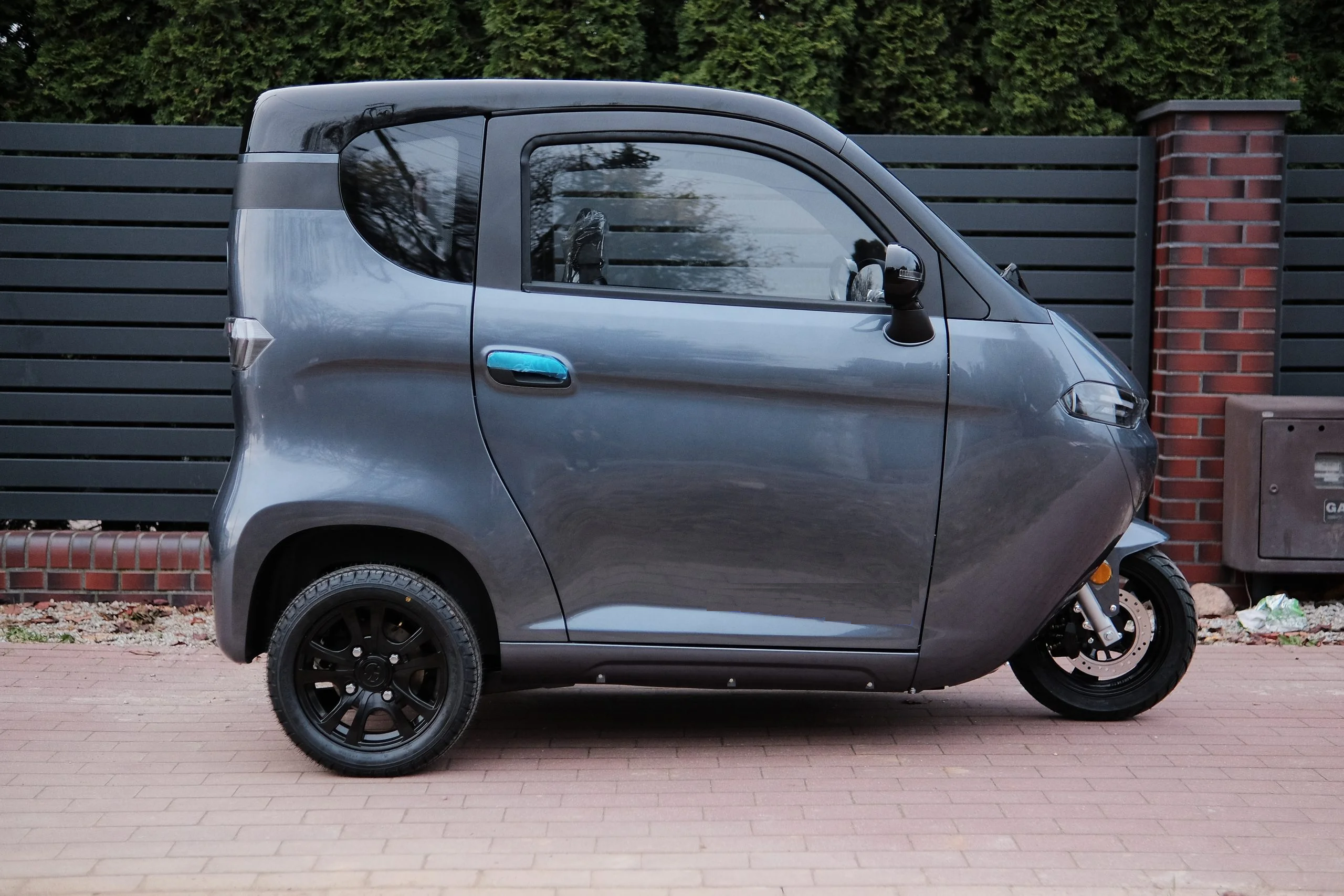 China cerró el triciclo de la cabina eléctrica de edad avanzada con triciclo de cabina eléctrica EEC L2E de 3 ruedas cubierta