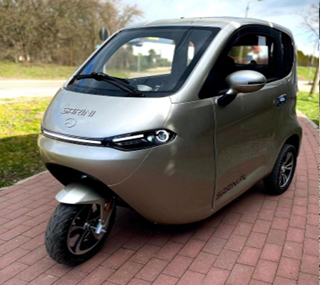 China cerró el triciclo de la cabina eléctrica de edad avanzada con triciclo de cabina eléctrica EEC L2E de 3 ruedas cubierta