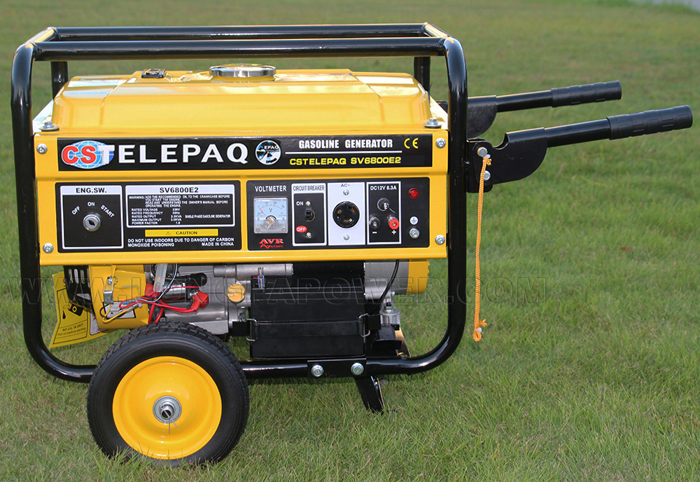 CSTElepaq 3kVA 3kw 3500W 3.5kw 3.5kVA 5kw 5kVA 5000W Portable Petrol Gasoline Generator