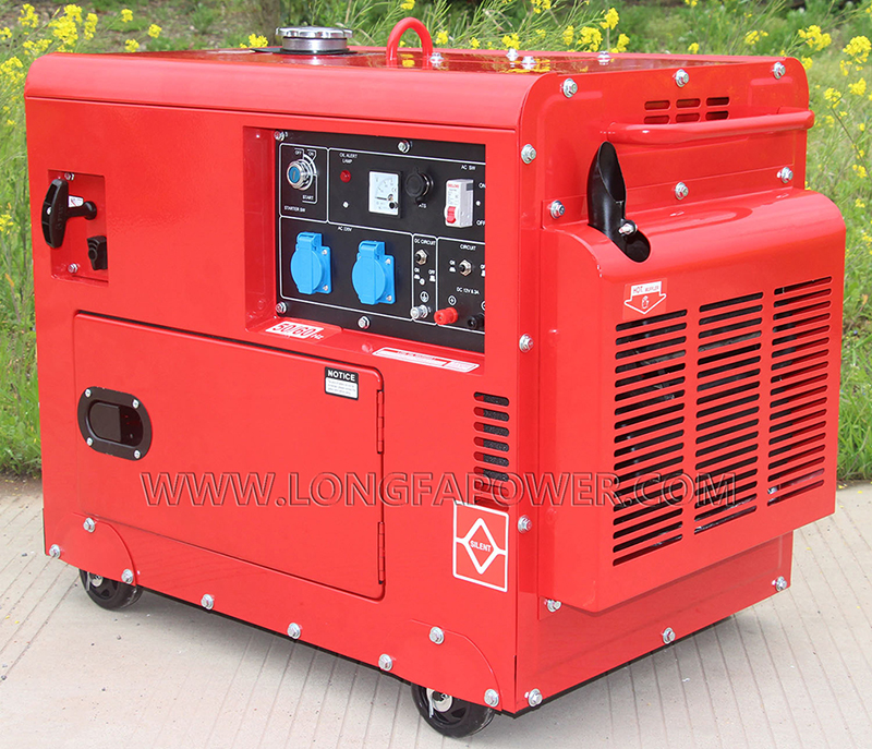 5.5kW 6kVA Gasoline Generator Powered by Original Honda GX390 Engine with ATS