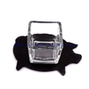 yayun hot sale 50ml 100ml 600ml clear square glass candle jars candle tumblers