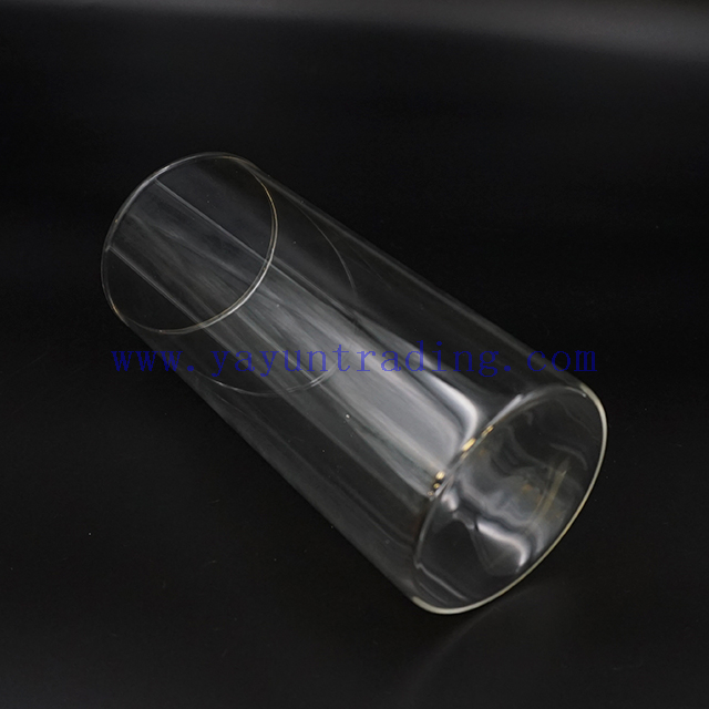 high quality diameter 5cm set of 7 clear glass candle holder and container