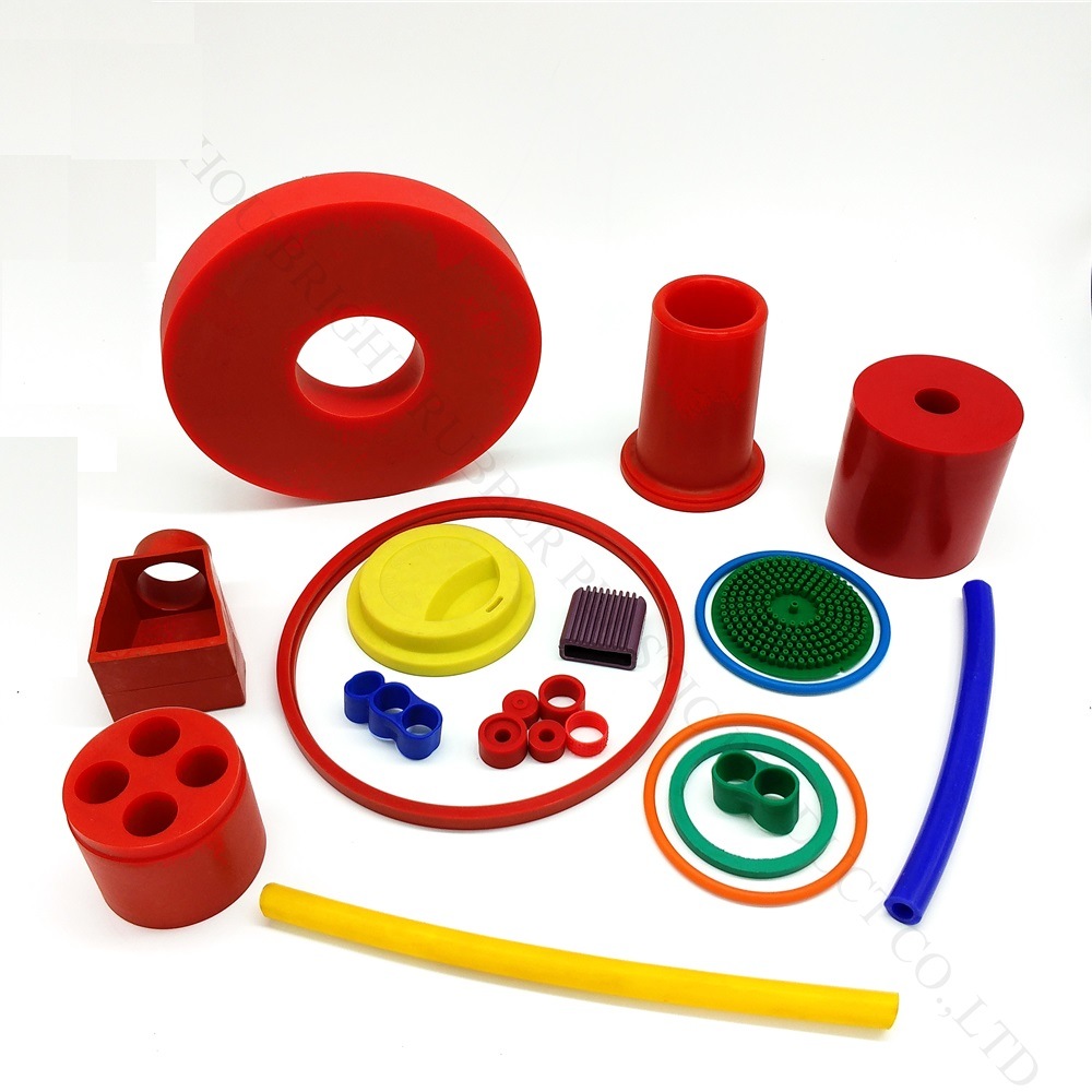 Rubber Molded Extruded Silicone Products Customized