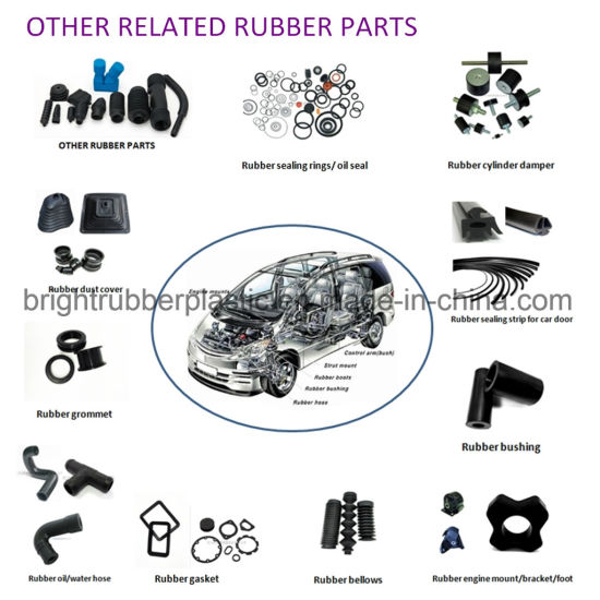 OEM Molded Silicone Rubber Parts/Products Bellow