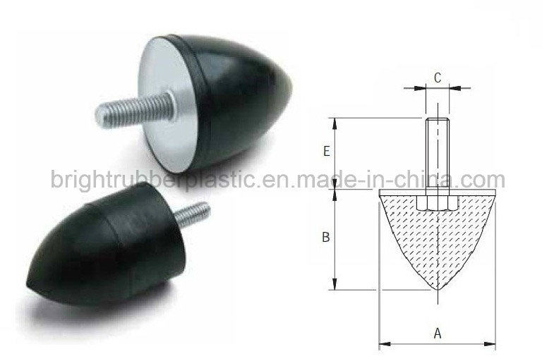 Rubber with Steel Buffer for Motorcycle