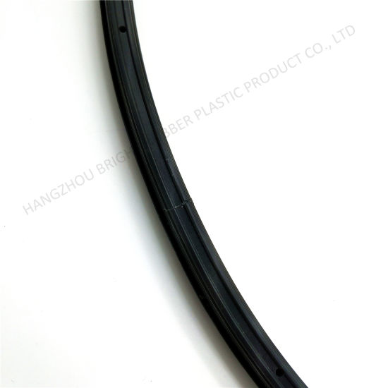 Colored Silicone Rubber Extrusion Sealed Glued Gasket