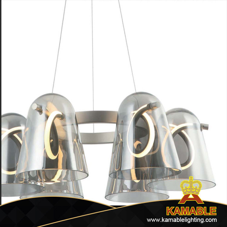 Специальная конструкция современного освещения из латуни с силикагелем железа подвесного освещения (KAH0019/L/G) 
