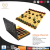 Chinese Chess Set with PU Leather Foldable Board Xiangqi Portable Chinese Chess Game Set Strategy Xiang Qi Board Games for 2 Players for Kids Adults Family