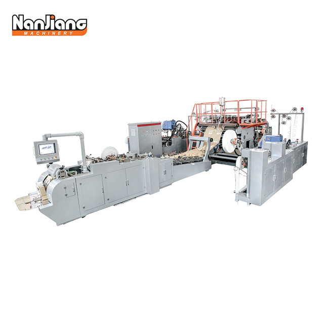 WFD-330/430/550 الأكياس الورقية الأوتوماتيكية بالكامل مع آلة المقبض الملتوي والمسطح