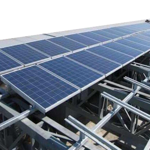 Métal galvanisé adapté aux besoins du client emboutissant la structure photovoltaïque de parenthèse de serre de connecteur d'Alumnium en acier pour soutenir le panneau solaire de module