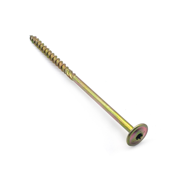 Tornillo autorroscante de cola de corte de cabeza plana Torx de alta calidad de Zinc amarillo de 200/240mm