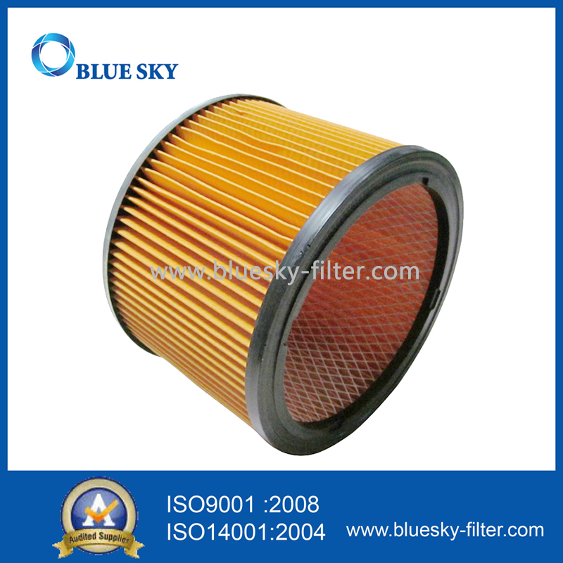 Filtro cilíndrico de eficiencia media amarillo/filtro de cartucho/filtro cilíndrico