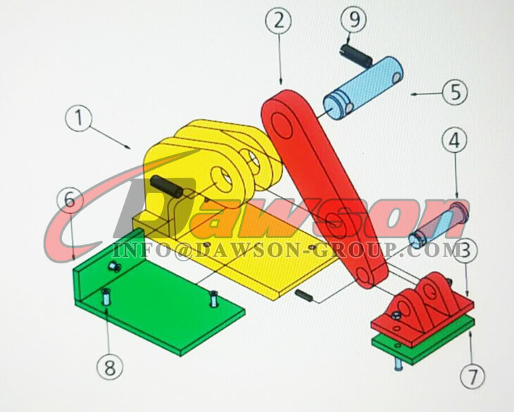DS-NHK مشبك الرفع الأفقي بدون علامات - Dawson Group Ltd. - الشركة المصنعة في الصين