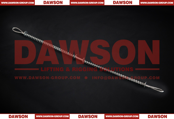 Cable de seguridad Whipcheck resistente a la corrosi&oacute;n y al &oacute;xido de acero al carbono galvanizado DAWSON Cable de control de l&aacute;tigo de manguera a manguera - Dawson Group Ltd. - Fabricante, proveedor y f&aacute;brica de China