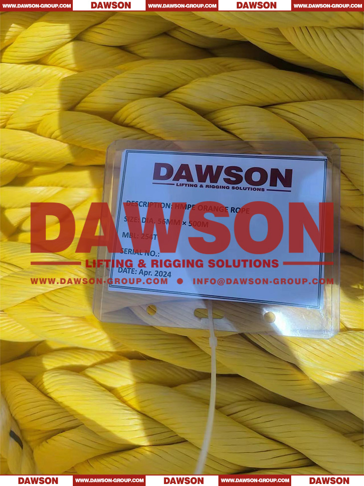 Cuerda de amarre DAWSON-MAX HMPE de 12 hebras, fibra de polietileno de peso molecular ultraalto (UHMPE) - Dawson Group Ltd. - Fabricante, proveedor y f&aacute;brica de China