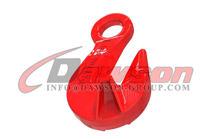 チェーンスリングを持ち上げるための翼付きG80アイ短縮クレードルグラブフック、DS065グレード80イタリアタイプアイ短縮グラブフック - Dawson Group Ltd. - 中国工場、サプライヤー、メーカー