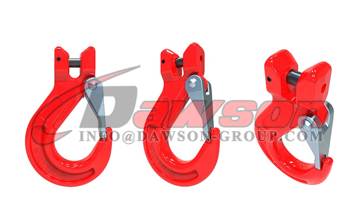 Gancho de eslinga de horquilla DS333 G80 con pestillo fundido para eslingas de cadena de elevaci&oacute;n - Dawson Group Ltd. - Fabricante, proveedor de China