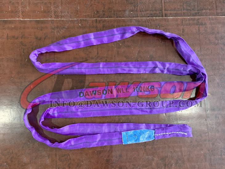 Eslingas redondas de poli&eacute;ster WLL 1T - Dawson Group Ltd. - F&aacute;brica de China, fabricante