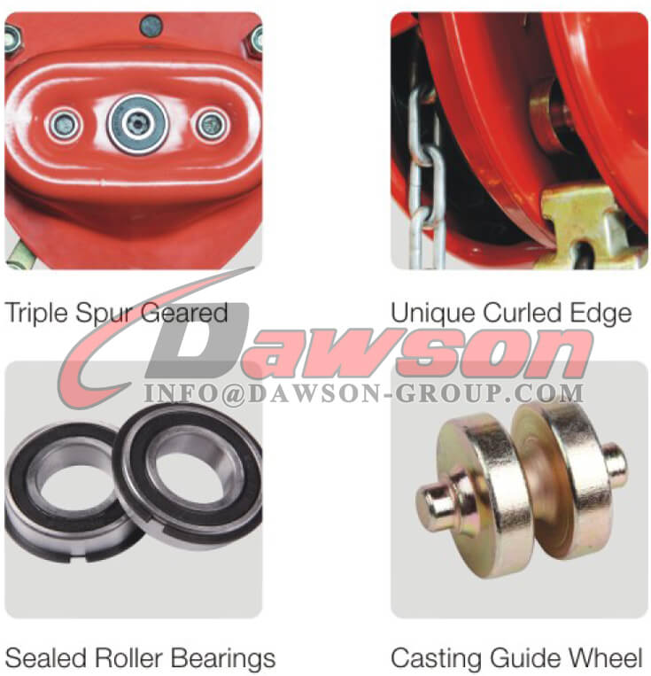 Bloco de corrente DSVD, talha de corrente manual - Dawson Group Ltd. - Fabricante e fornecedor na China