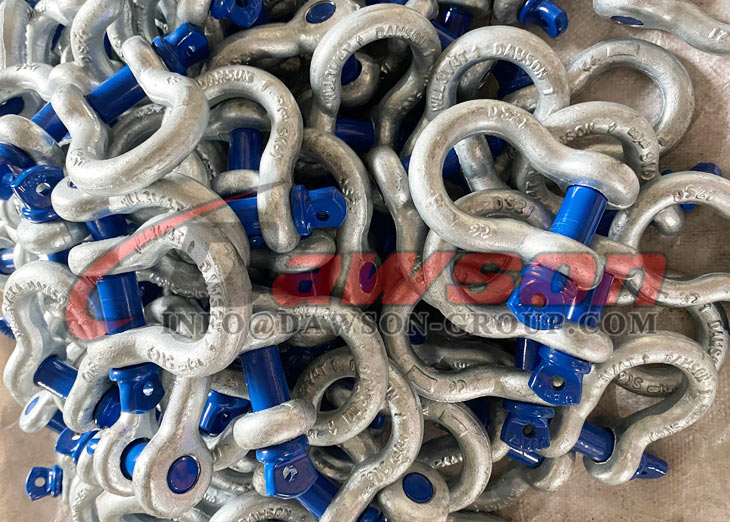 Grillete de anclaje con pasador de tornillo de aleaci&oacute;n forjada tipo EE. UU., Grillete de arco con pasador de tornillo S6 - Dawson Group Ltd. - Fabricante, proveedor y f&aacute;brica de China