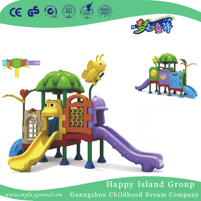 高品质商用儿童塑料小滑梯游乐场 (ML-2008101)