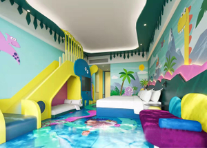 Hotel Familienzimmer Cartoon Indoor-Spielplatz 