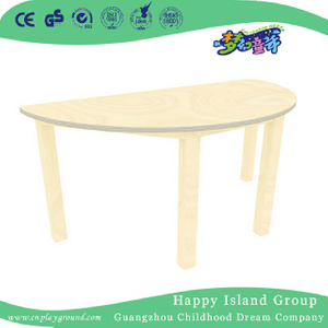 室内简约半圆木桌(HJ-4505)