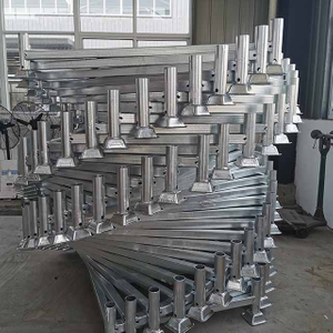 Accesorios de andamios Pallet de acero galvanizado pintado