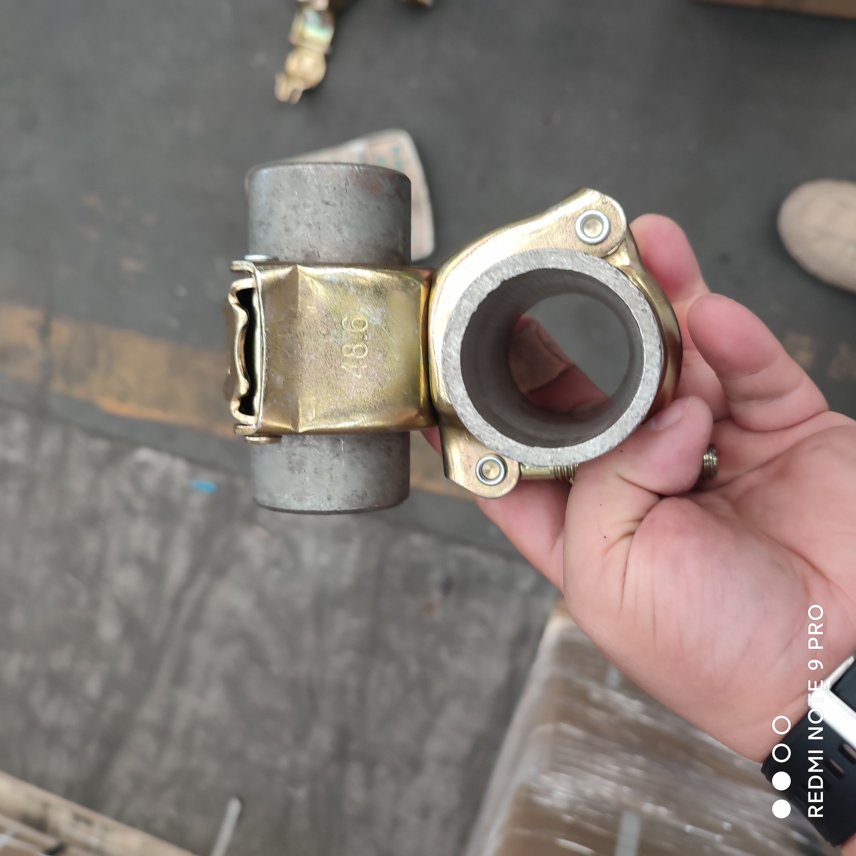 acoplador giratorio prensado