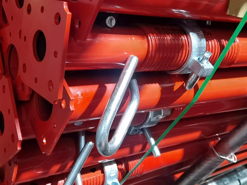 puntales-de-acero con recubrimiento en polvo