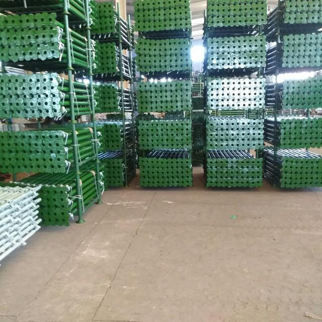 油漆的BS1139脚手架钢道具用于建筑物