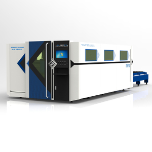 Máquina de corte láser de fibra de mesa de corte de intercambio