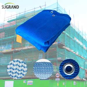 Red de andamios de construcción de HDPE Red de seguridad de construcción azul 