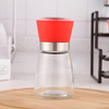180ml Glass Spice Jar with Plastic Cap Hand Grinder