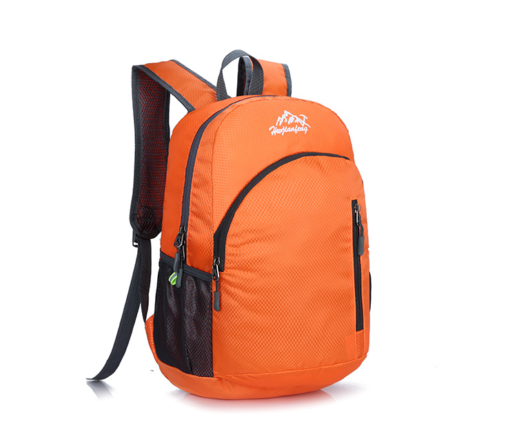 Folder Ripstop Polyester Backpack Bag Polyester Lightweight Folding Backpack