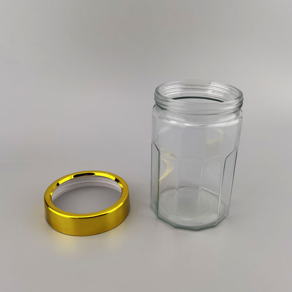 Clear Large Packing Glass Food Jar