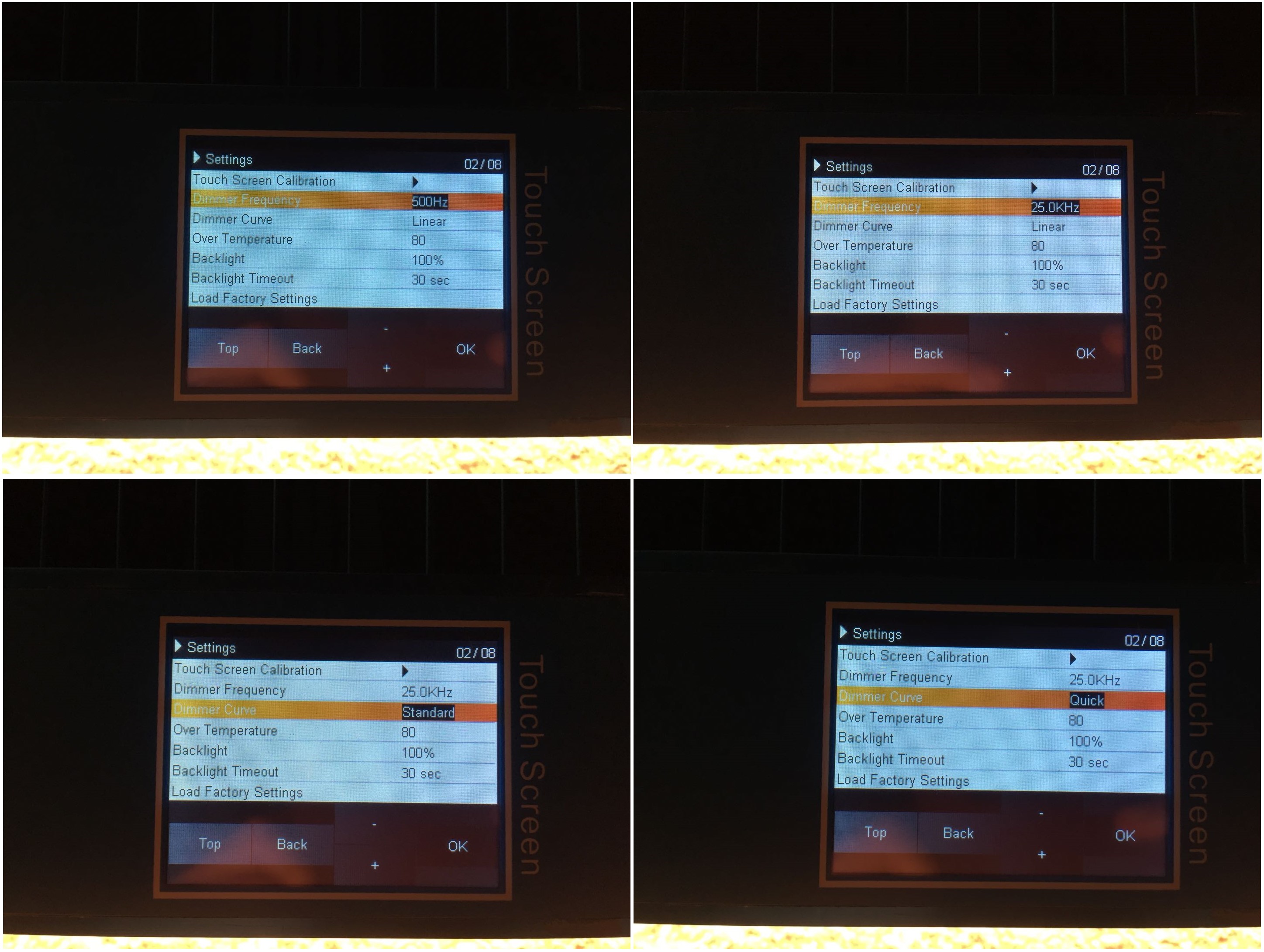 bicolor de v&iacute;deo LED luz suave (6)